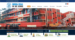 Desktop Screenshot of indiraidealschool.com