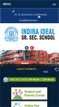 Mobile Screenshot of indiraidealschool.com