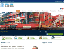 Tablet Screenshot of indiraidealschool.com
